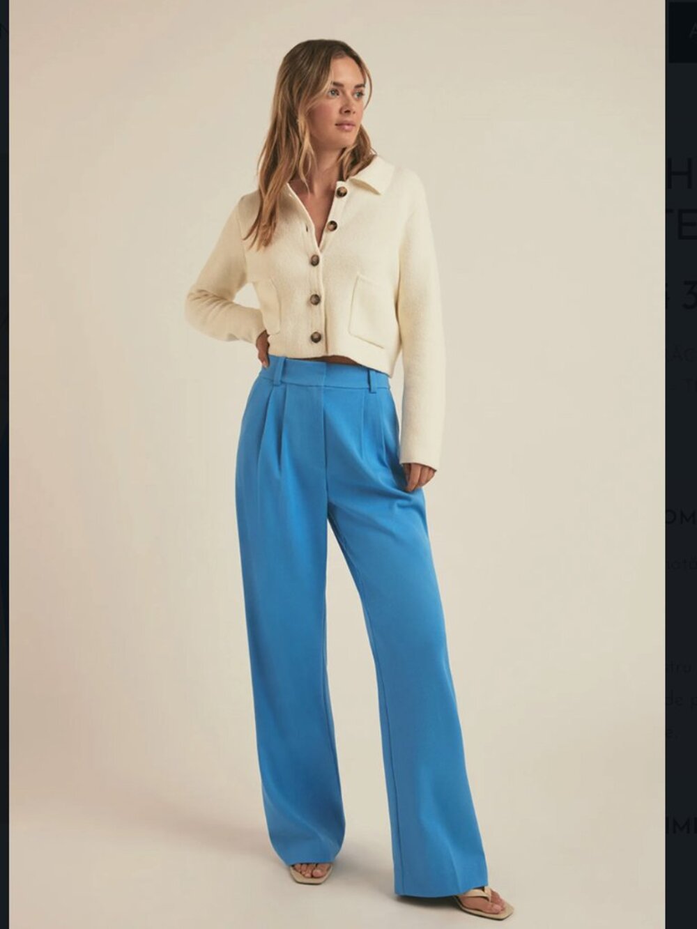NWT Favorite Daughter The Favorite Pant French Blue Size 8 $248